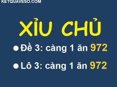 Xỉu chủ lô đề có xác suất trúng thấp nhưng tỷ lệ ăn cao